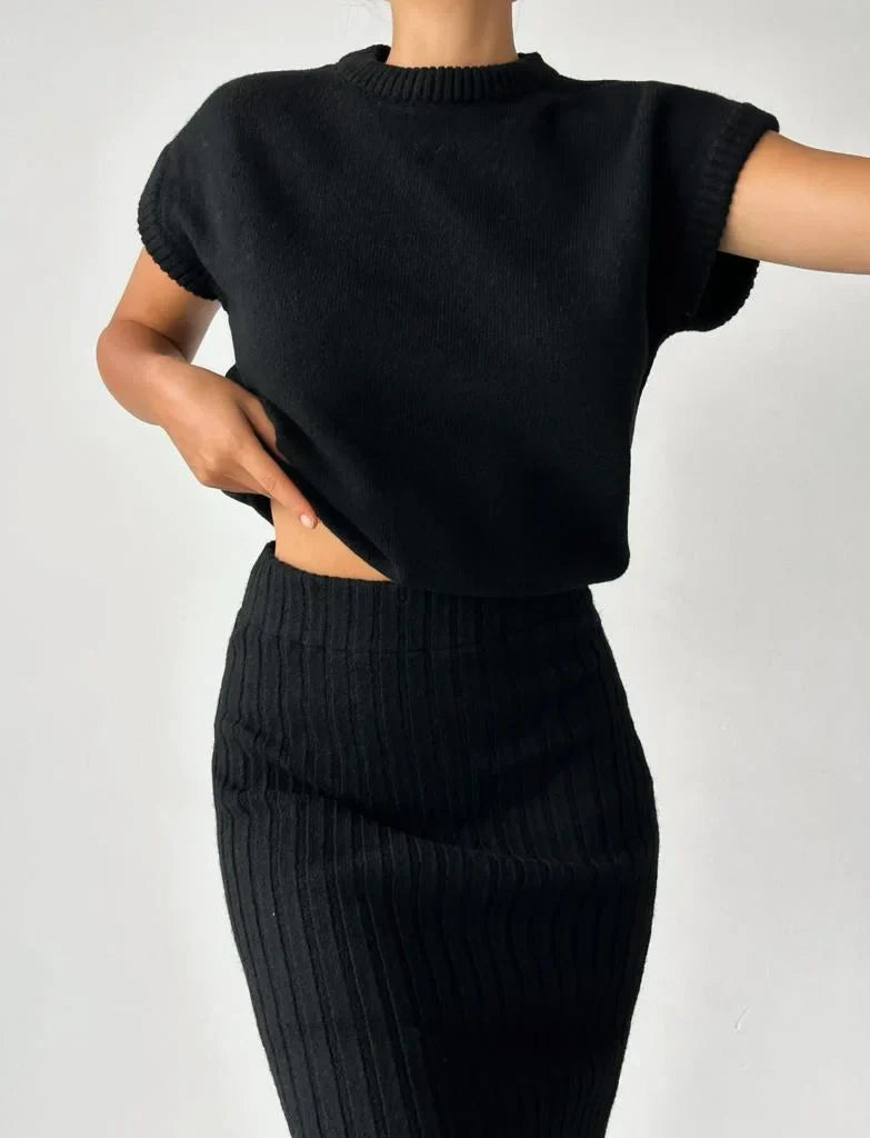 Claire | Elegante y Suave Conjunto De Dos Piezas