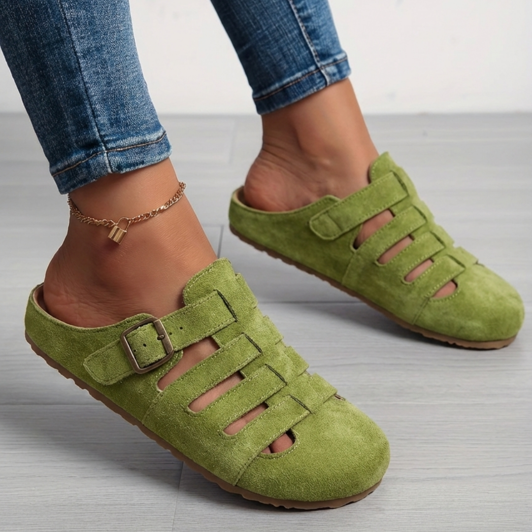 Clara | Sandalias Mules De Confort Sin Cierre