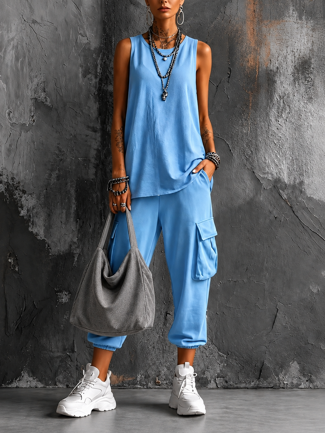 Noelia | Conjunto Casual De Confort Urbano