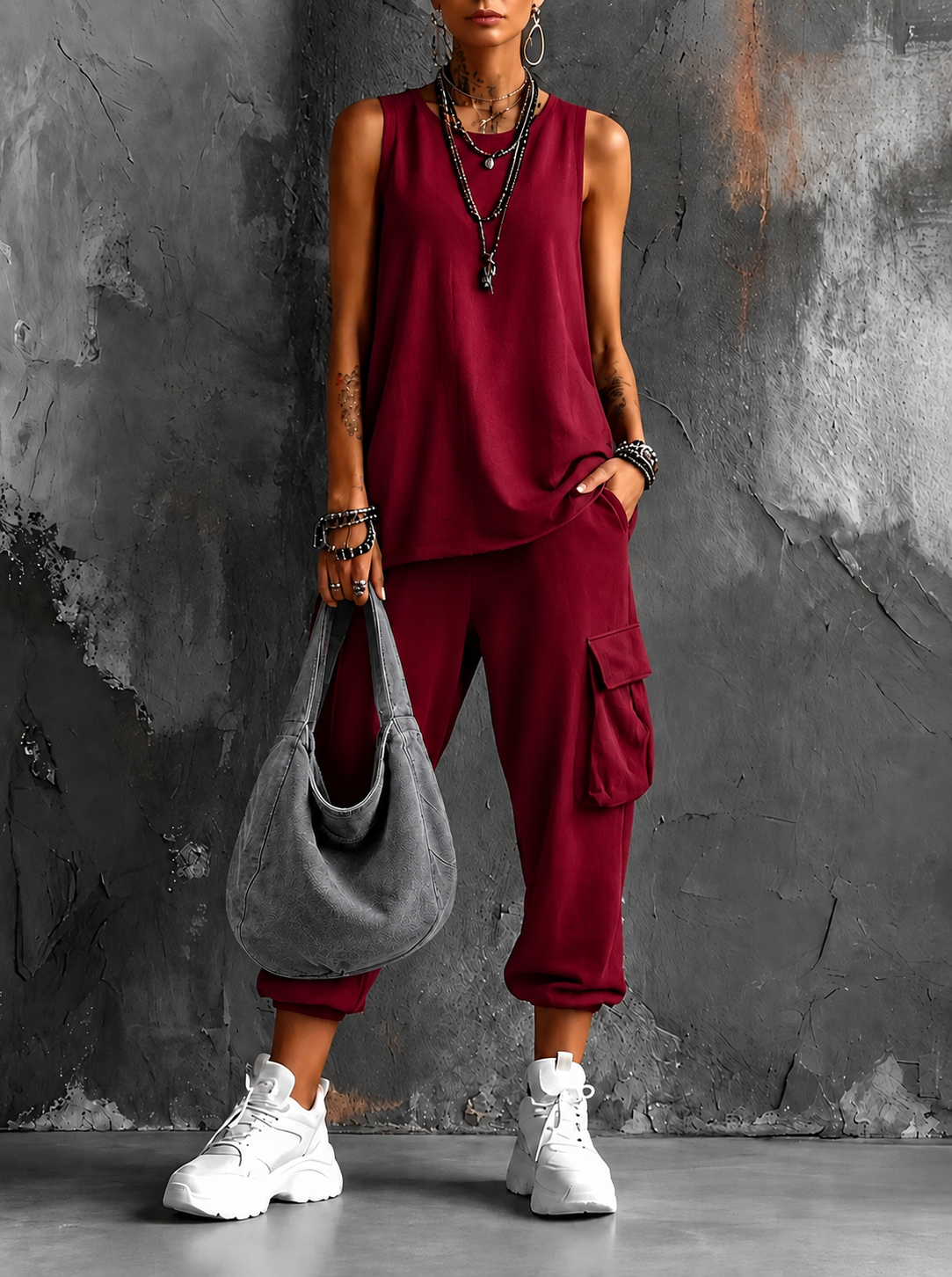 Noelia | Conjunto Casual De Confort Urbano