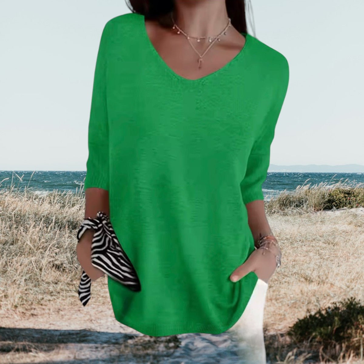 Gerda | Top Veraniego Con Escote En V