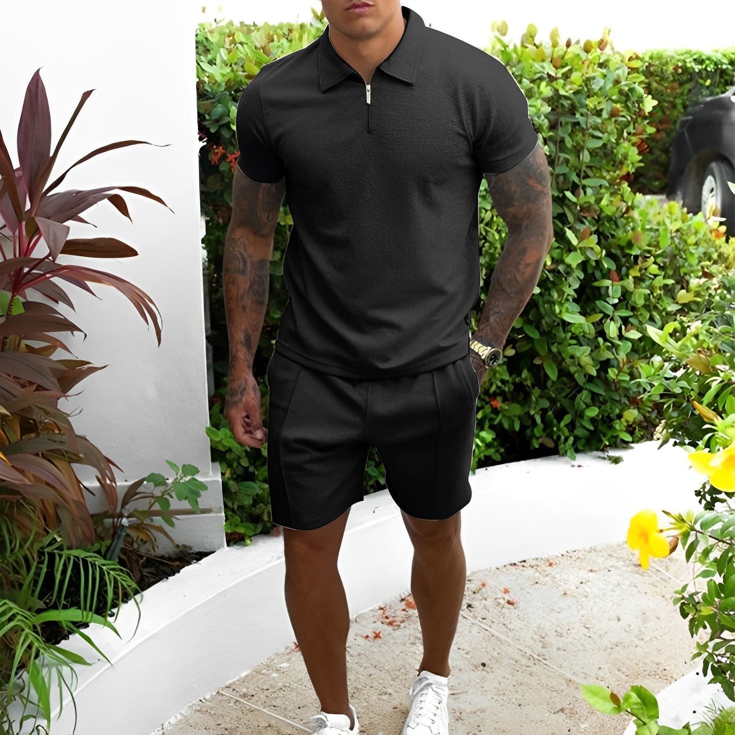 Lorenzo | Conjunto De Verano Para Hombre Modelo Informal