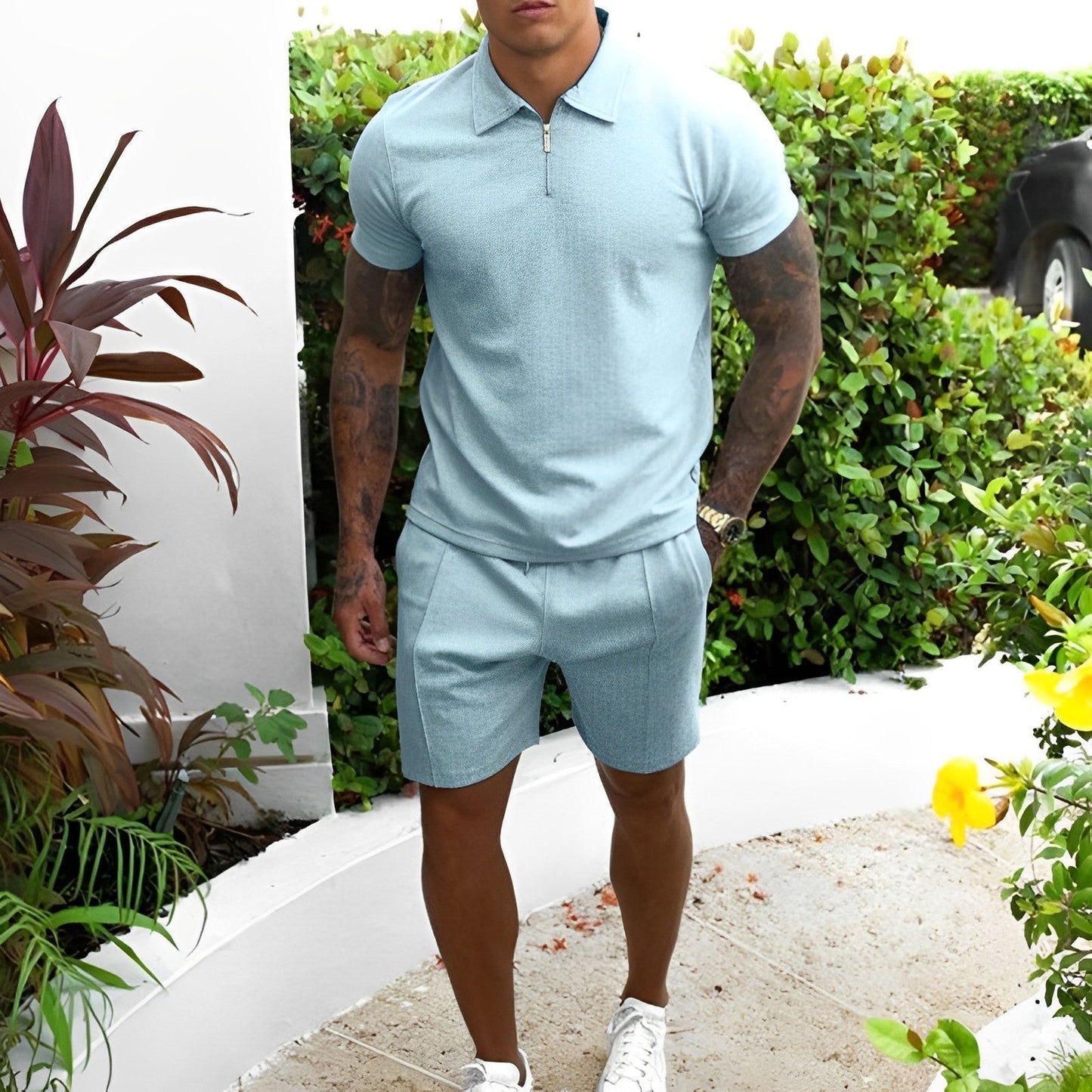 Lorenzo | Conjunto De Verano Para Hombre Modelo Informal