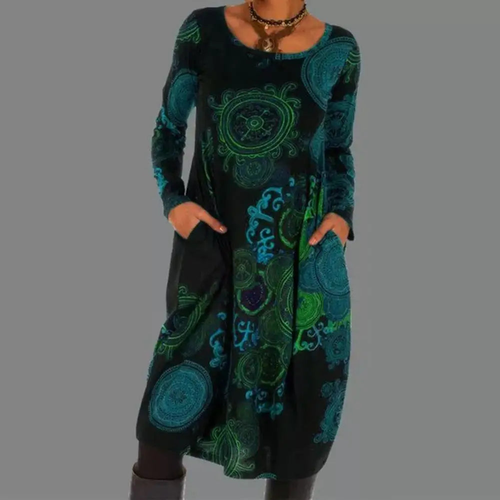 Sienna | Vestido Midi Bohemio Fluido