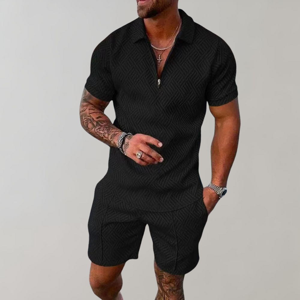 Hugo | Conjunto De Verano Con Polo Y Pantalones Cortos Para Hombre