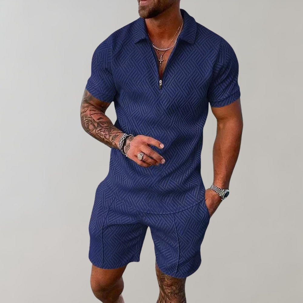 Hugo | Conjunto De Verano Con Polo Y Pantalones Cortos Para Hombre