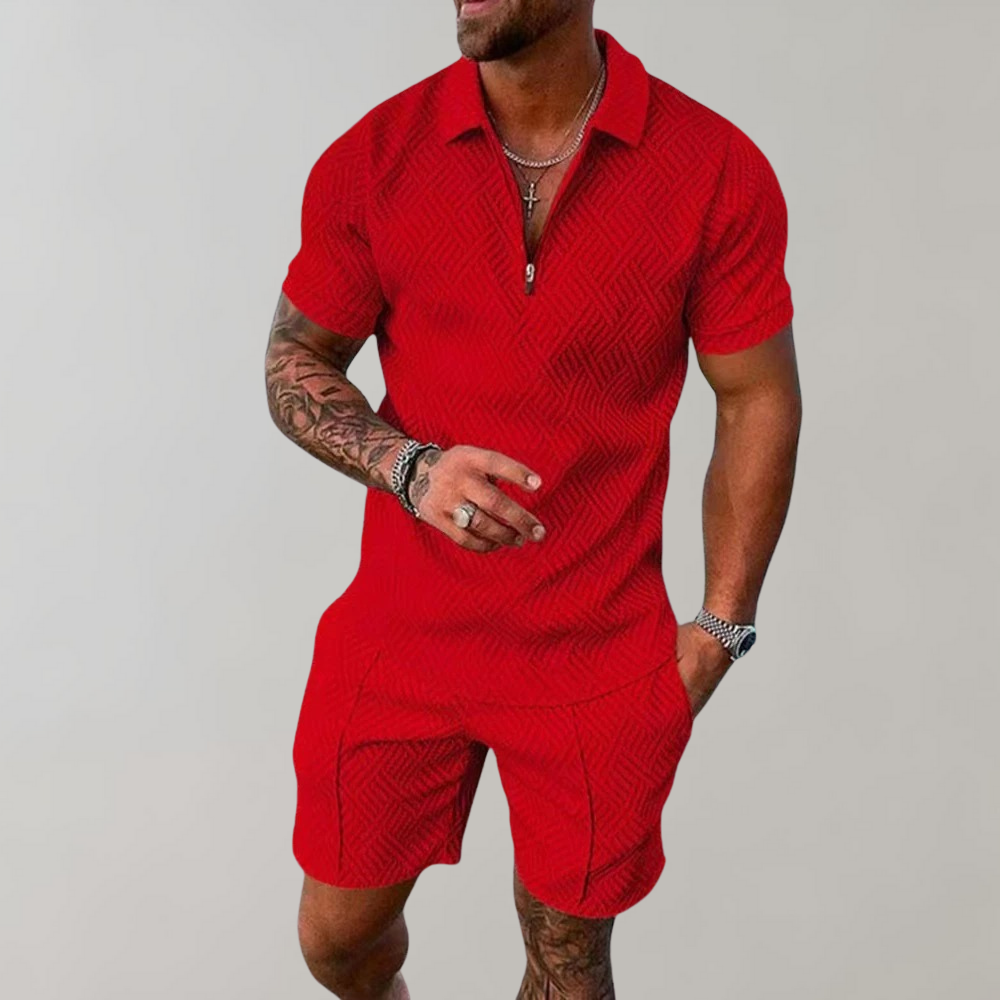 Hugo | Conjunto De Verano Con Polo Y Pantalones Cortos Para Hombre