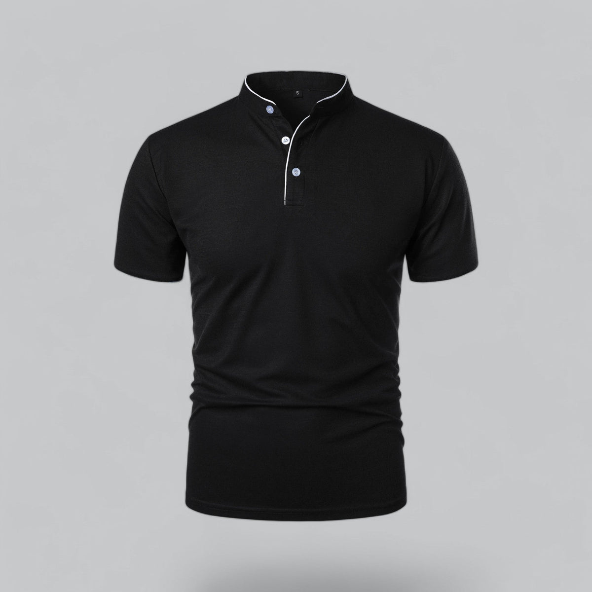 Cedric | Camiseta  Polo Sin Cuello Para Hombre