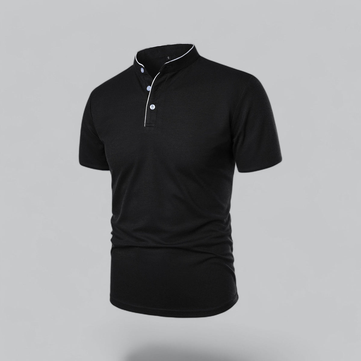 Cedric | Camiseta  Polo Sin Cuello Para Hombre