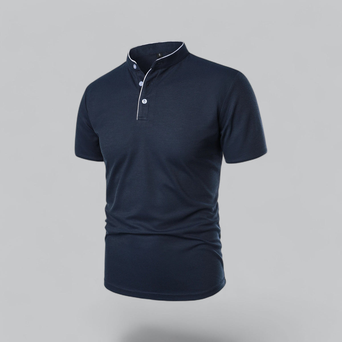 Cedric | Camiseta  Polo Sin Cuello Para Hombre