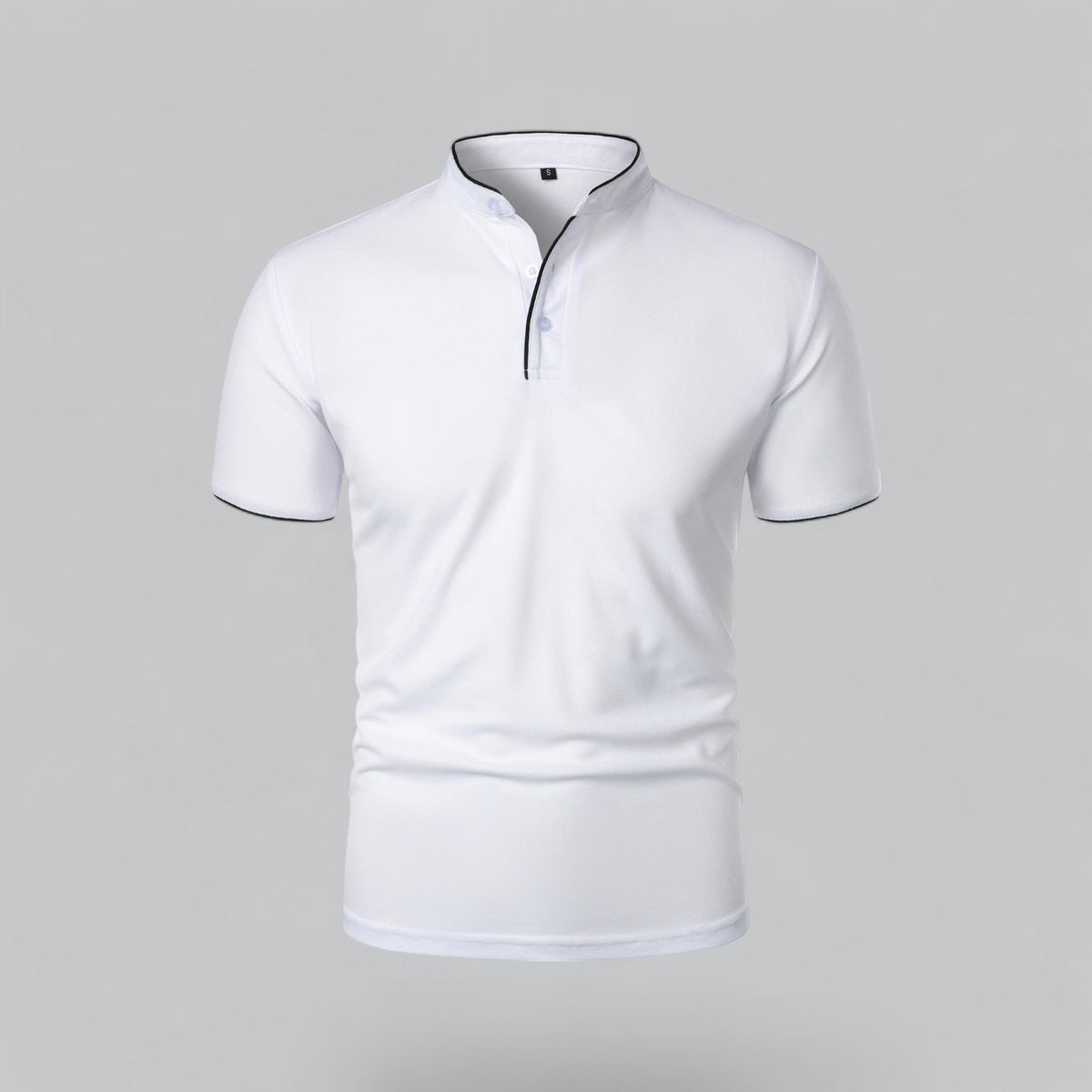 Cedric | Camiseta  Polo Sin Cuello Para Hombre