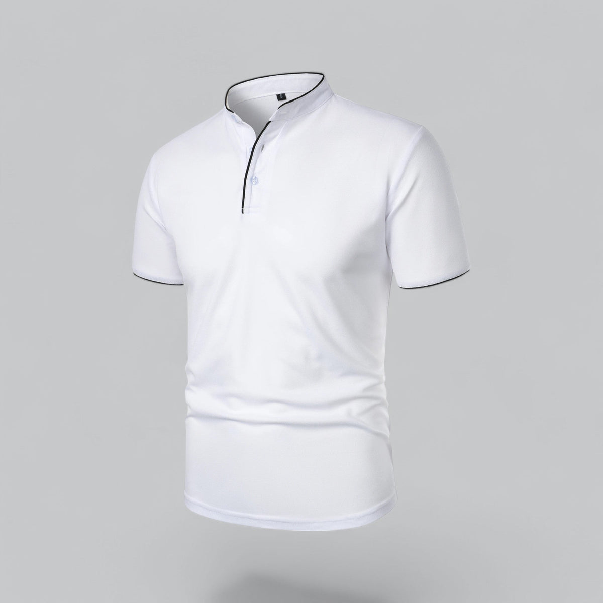Cedric | Camiseta  Polo Sin Cuello Para Hombre