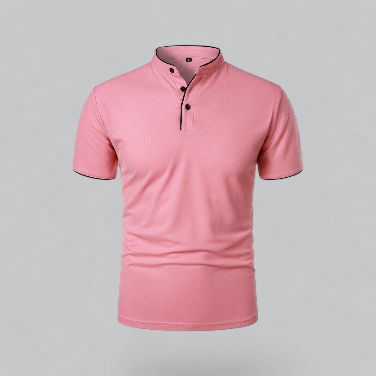 Cedric | Camiseta  Polo Sin Cuello Para Hombre