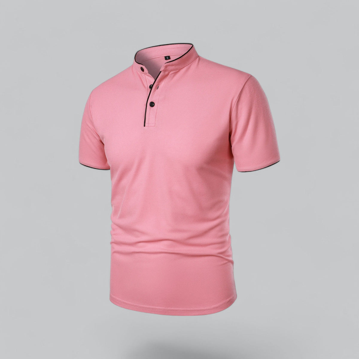 Cedric | Camiseta  Polo Sin Cuello Para Hombre
