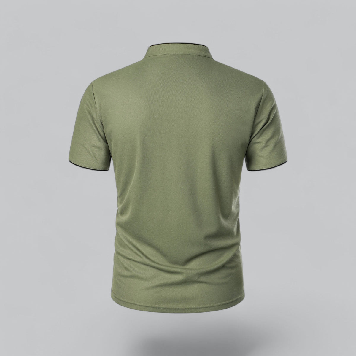 Cedric | Camiseta  Polo Sin Cuello Para Hombre