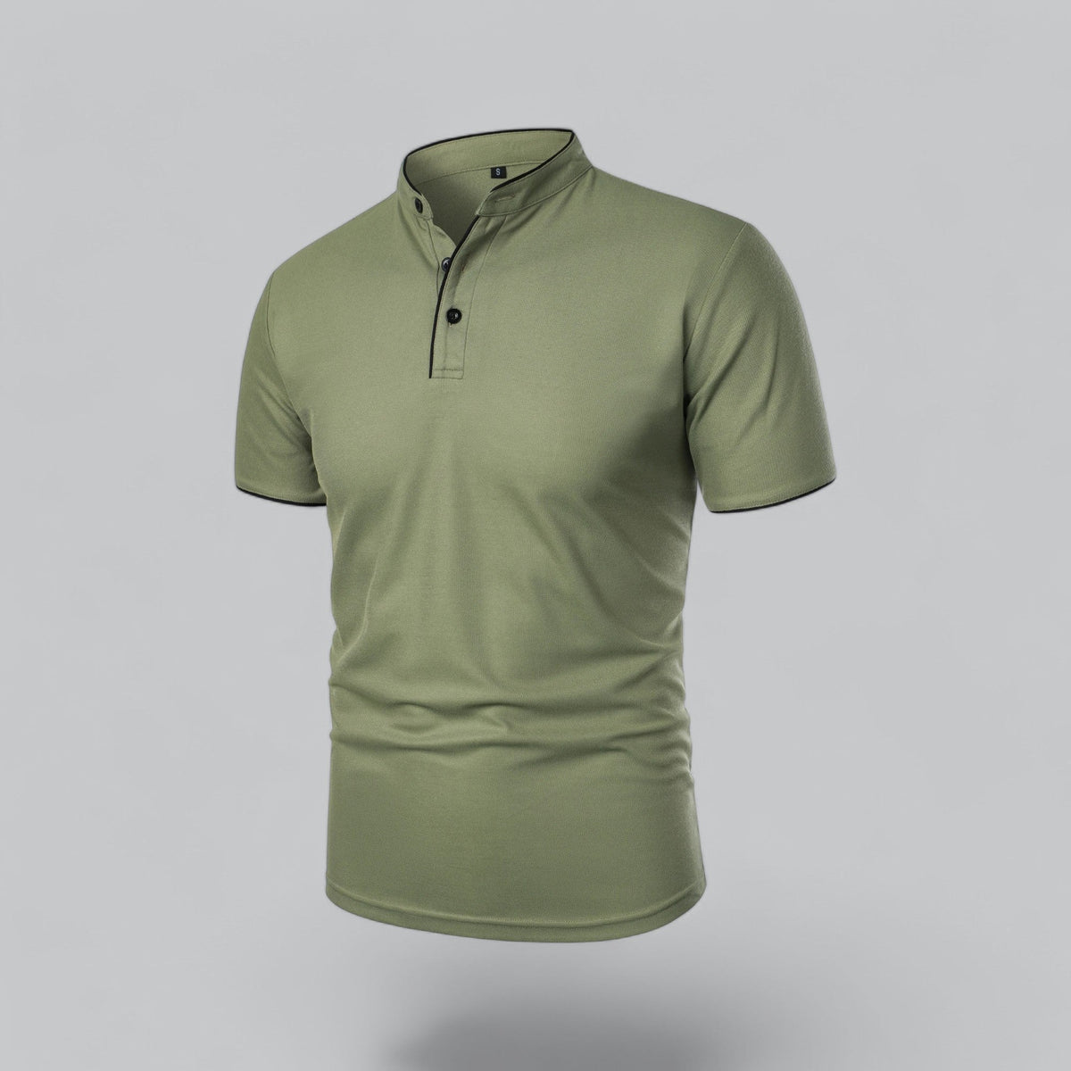 Cedric | Camiseta  Polo Sin Cuello Para Hombre