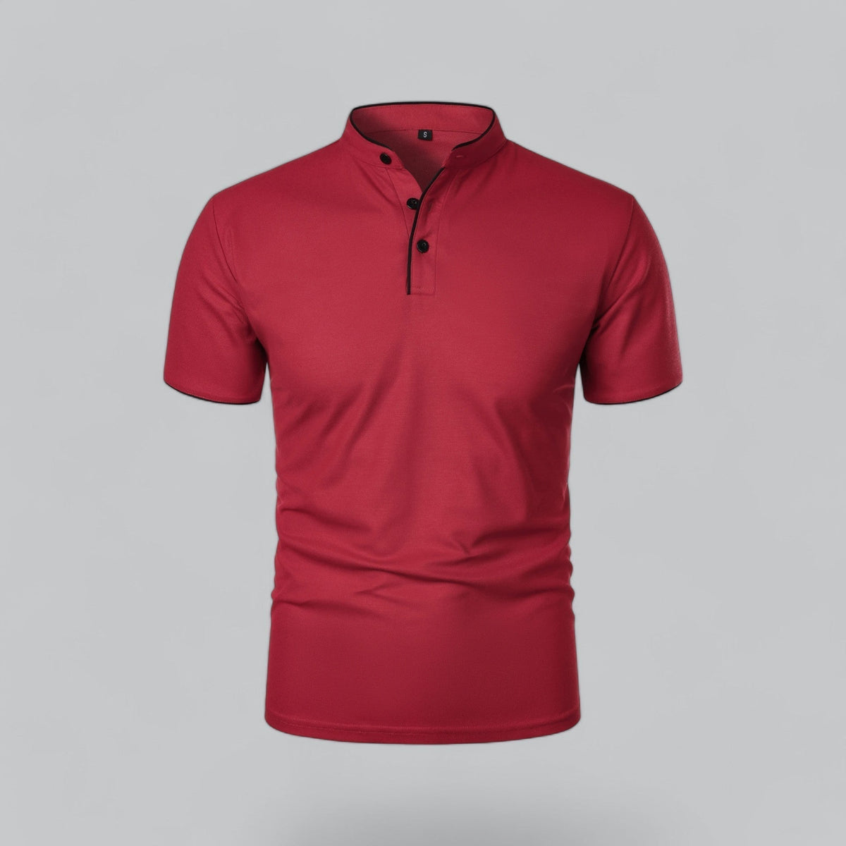 Cedric | Camiseta  Polo Sin Cuello Para Hombre
