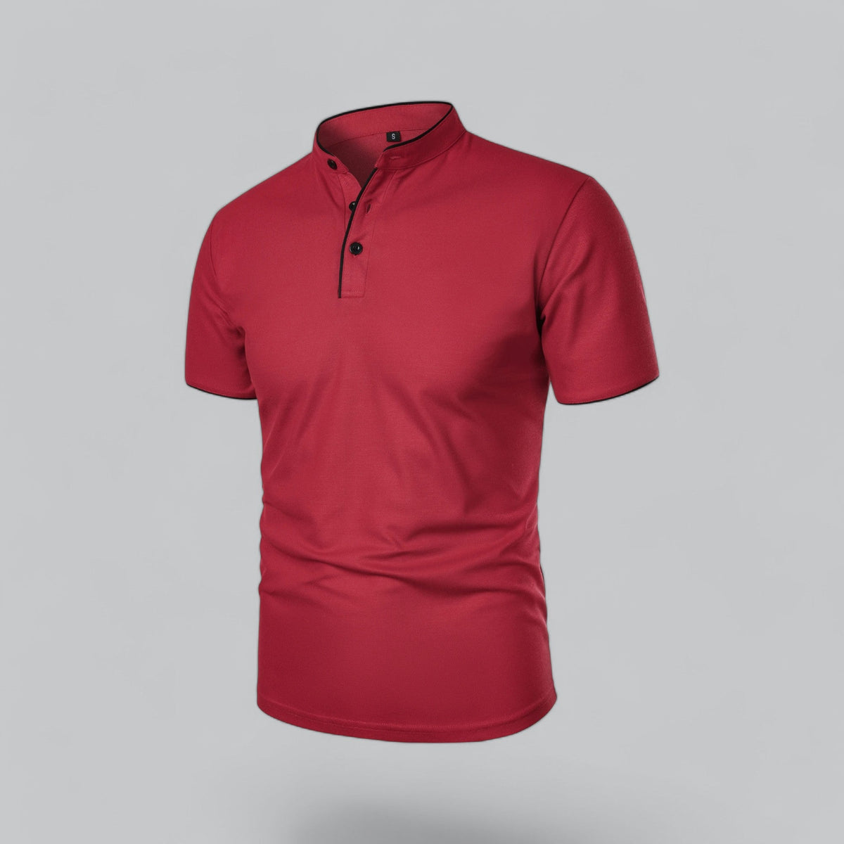Cedric | Camiseta  Polo Sin Cuello Para Hombre