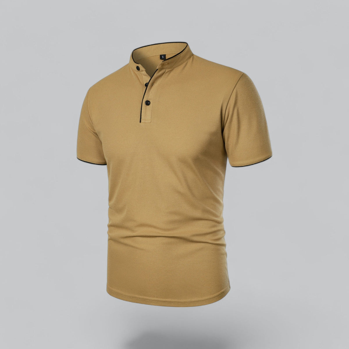 Cedric | Camiseta  Polo Sin Cuello Para Hombre
