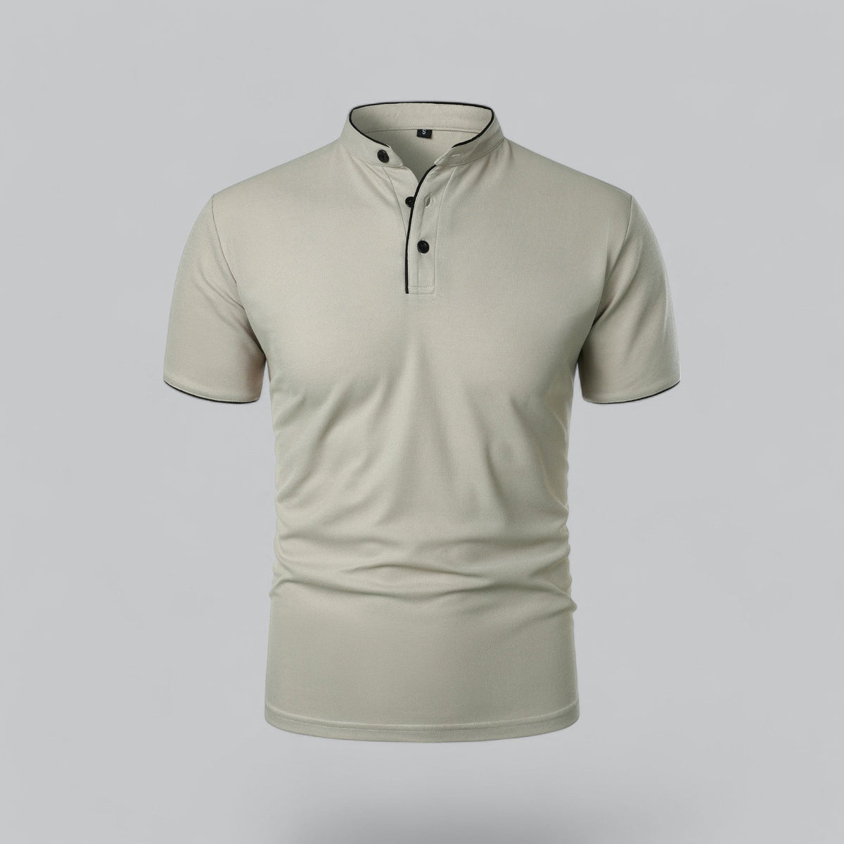 Cedric | Camiseta  Polo Sin Cuello Para Hombre