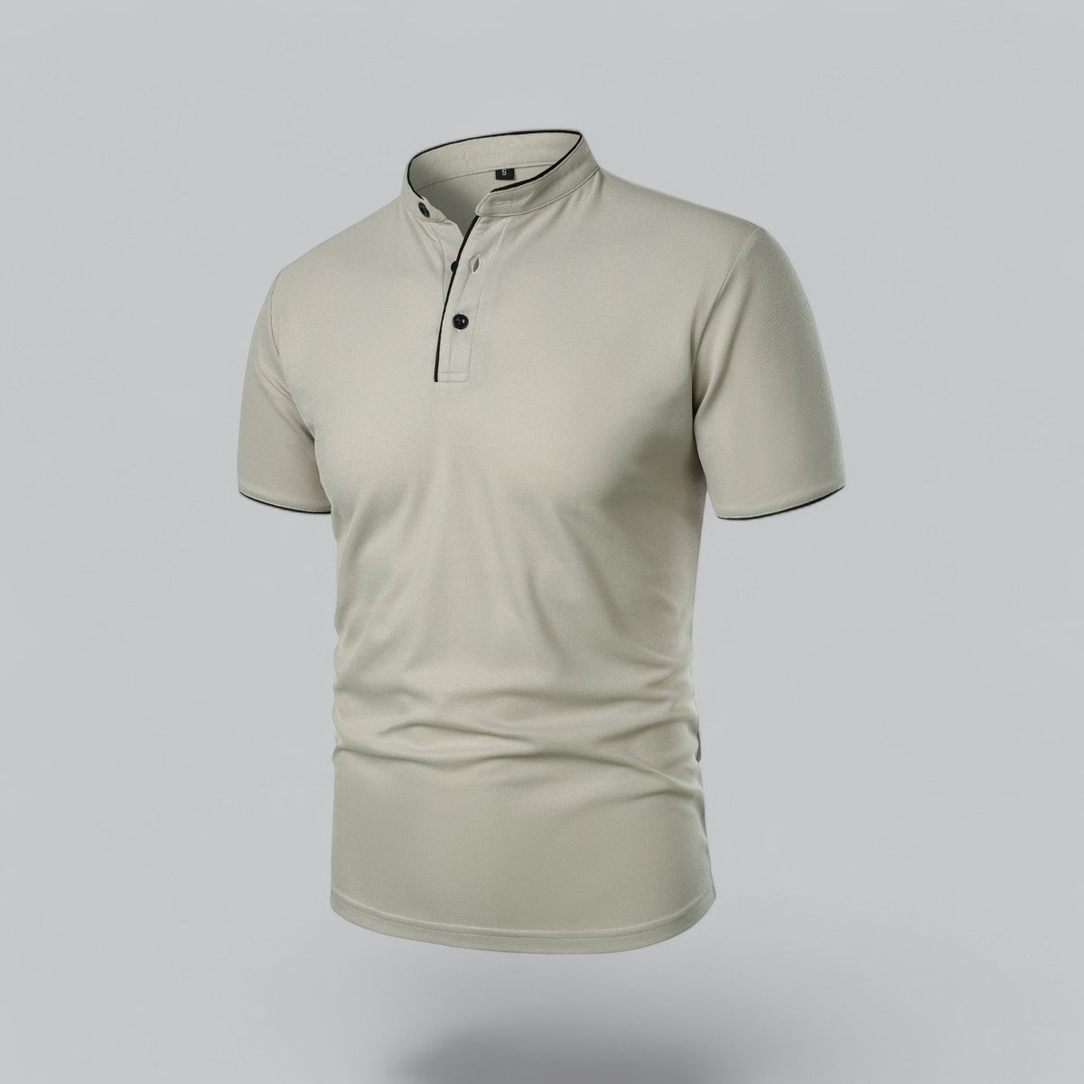 Cedric | Camiseta  Polo Sin Cuello Para Hombre