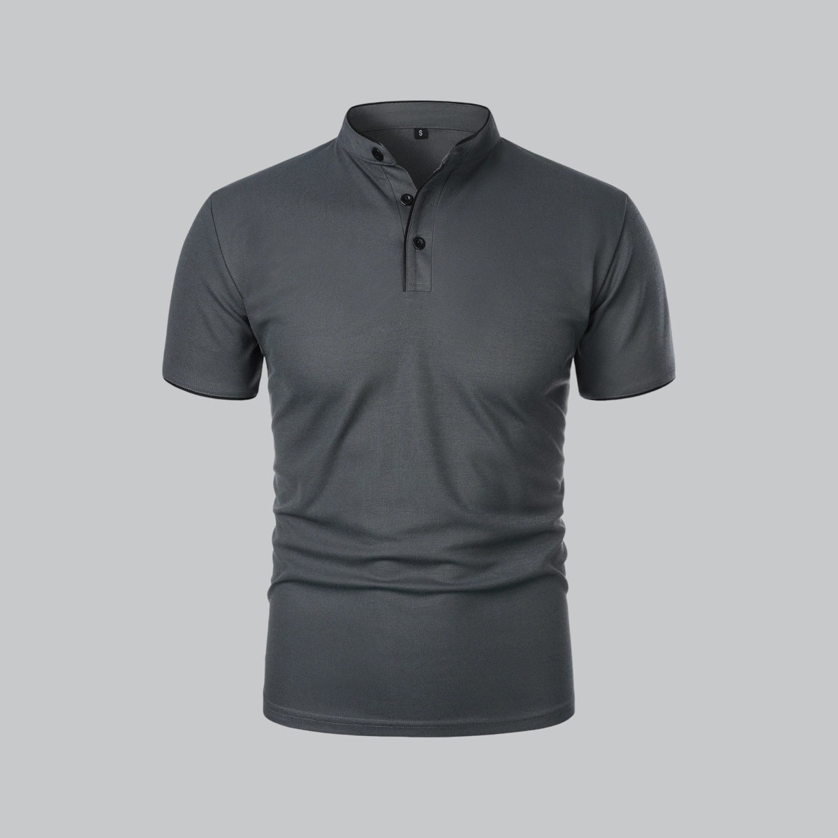Cedric | Camiseta  Polo Sin Cuello Para Hombre