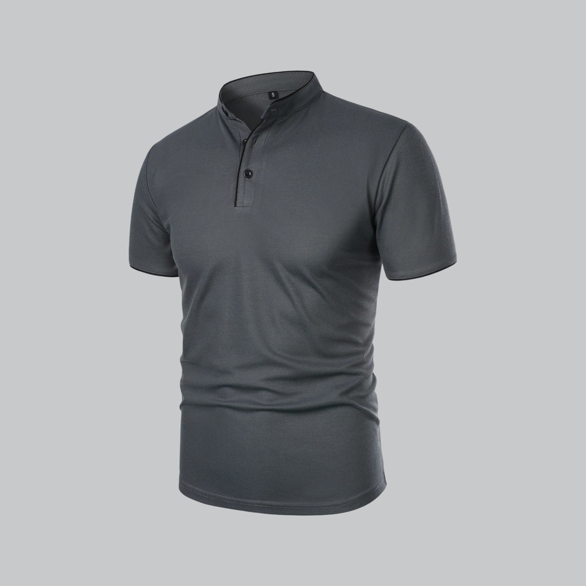 Cedric | Camiseta  Polo Sin Cuello Para Hombre