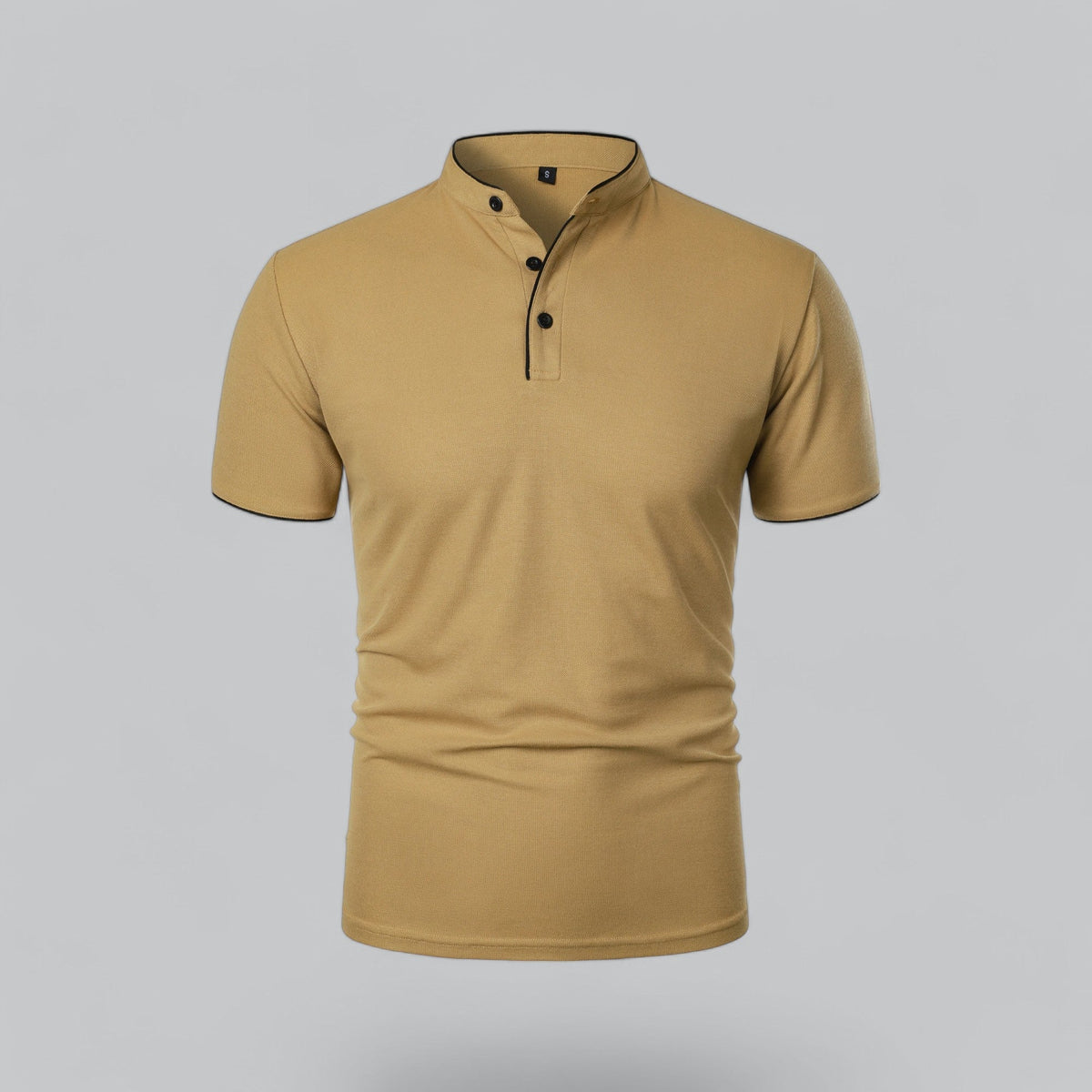 Cedric | Camiseta  Polo Sin Cuello Para Hombre