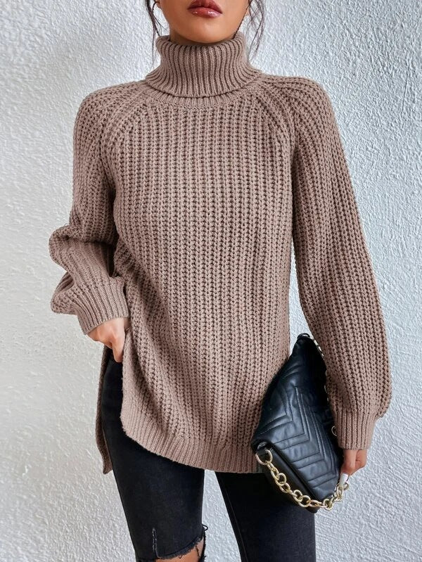 Ondine - Jersey de Punto Con Cuello Alto