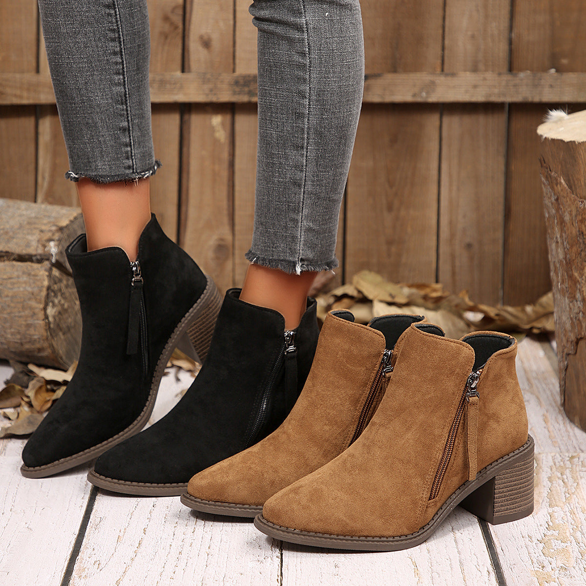 Alicia | Botines De Ante