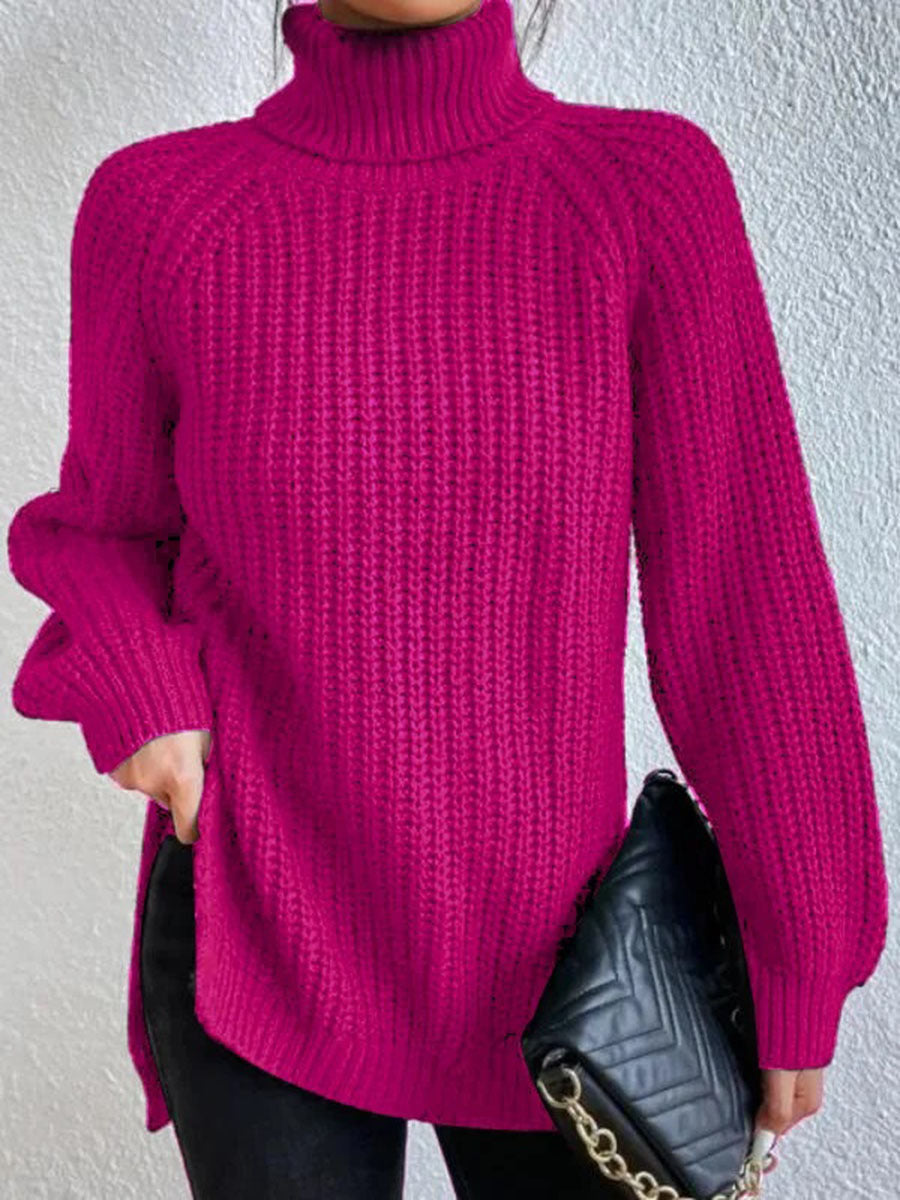 Ondine - Jersey de Punto Con Cuello Alto