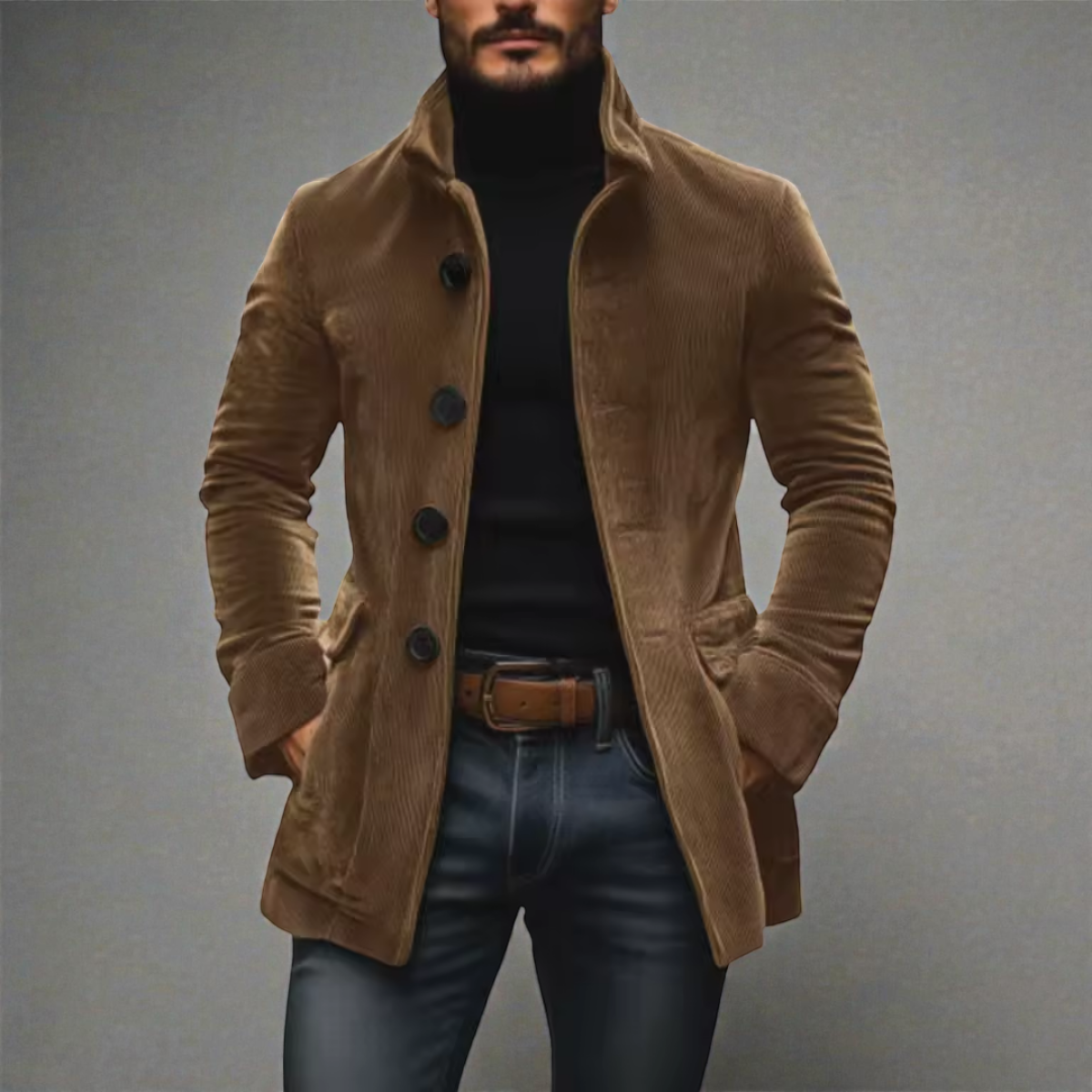 Davide | Chaqueta Velur Corduroy Para Hombre