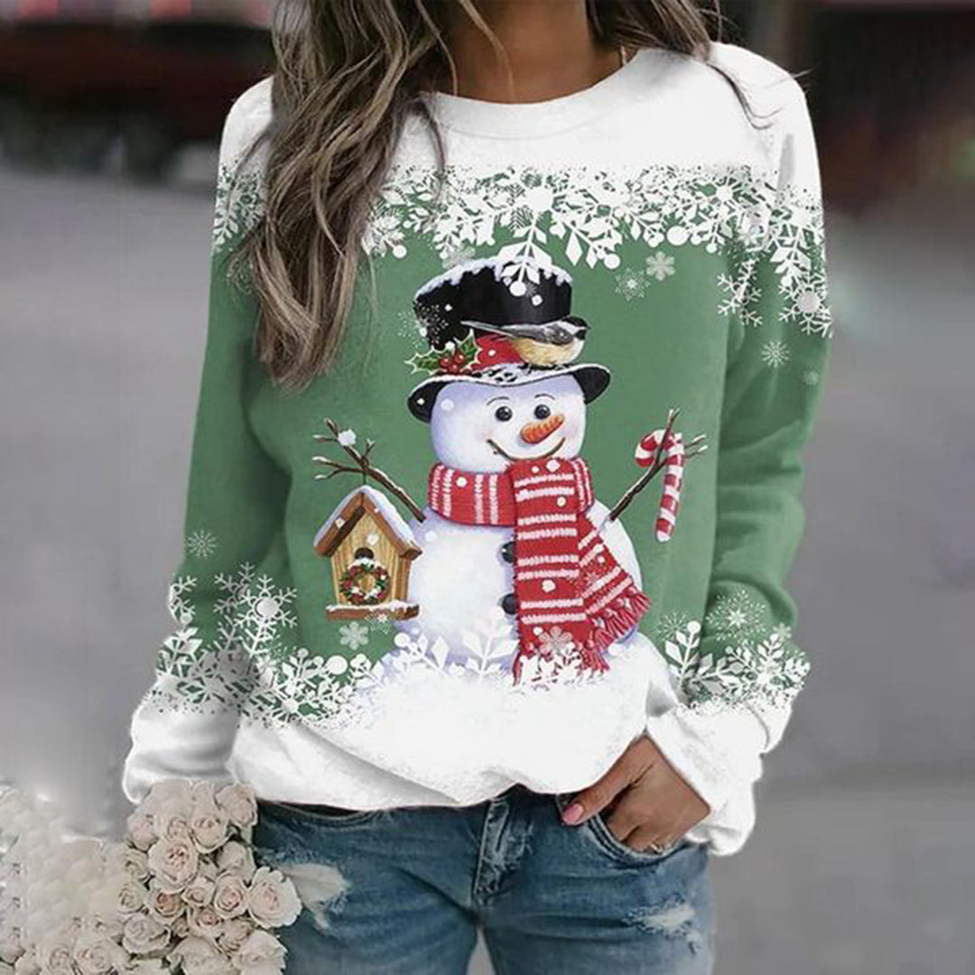 Emma - Jersey de Navidad Con Muñeco de Nieve