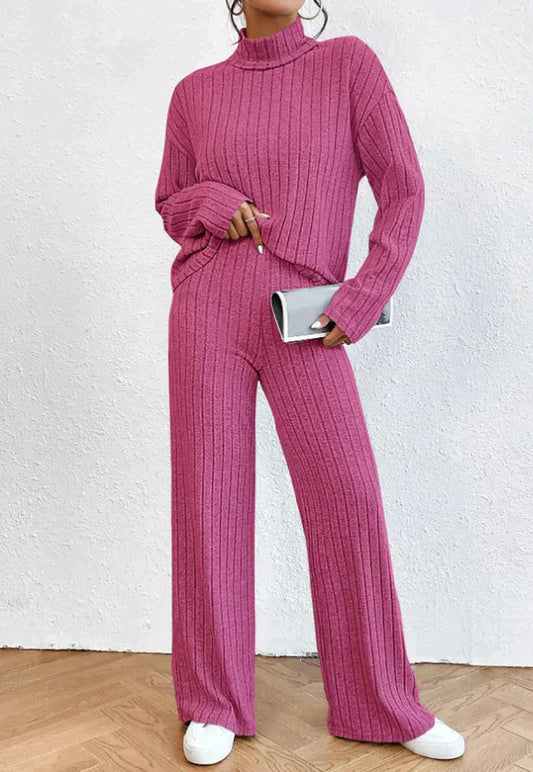 Set Dayana - Jerseys De Cuello Alto y Pantalones De Punto