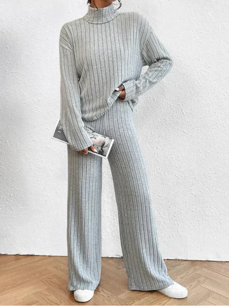 Set Dayana - Jerseys De Cuello Alto y Pantalones De Punto