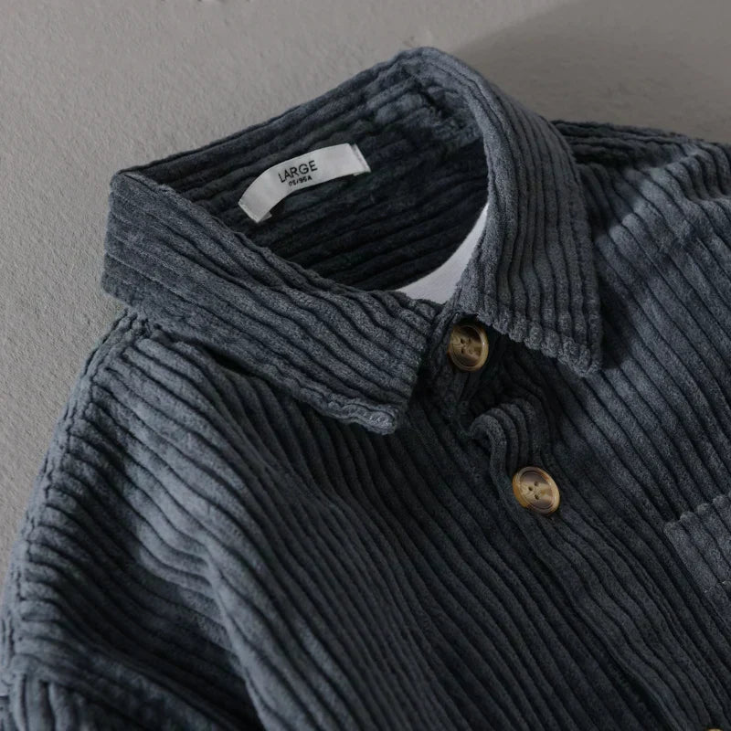 Cordis | Elegante Camisa De Pana Para Hombre