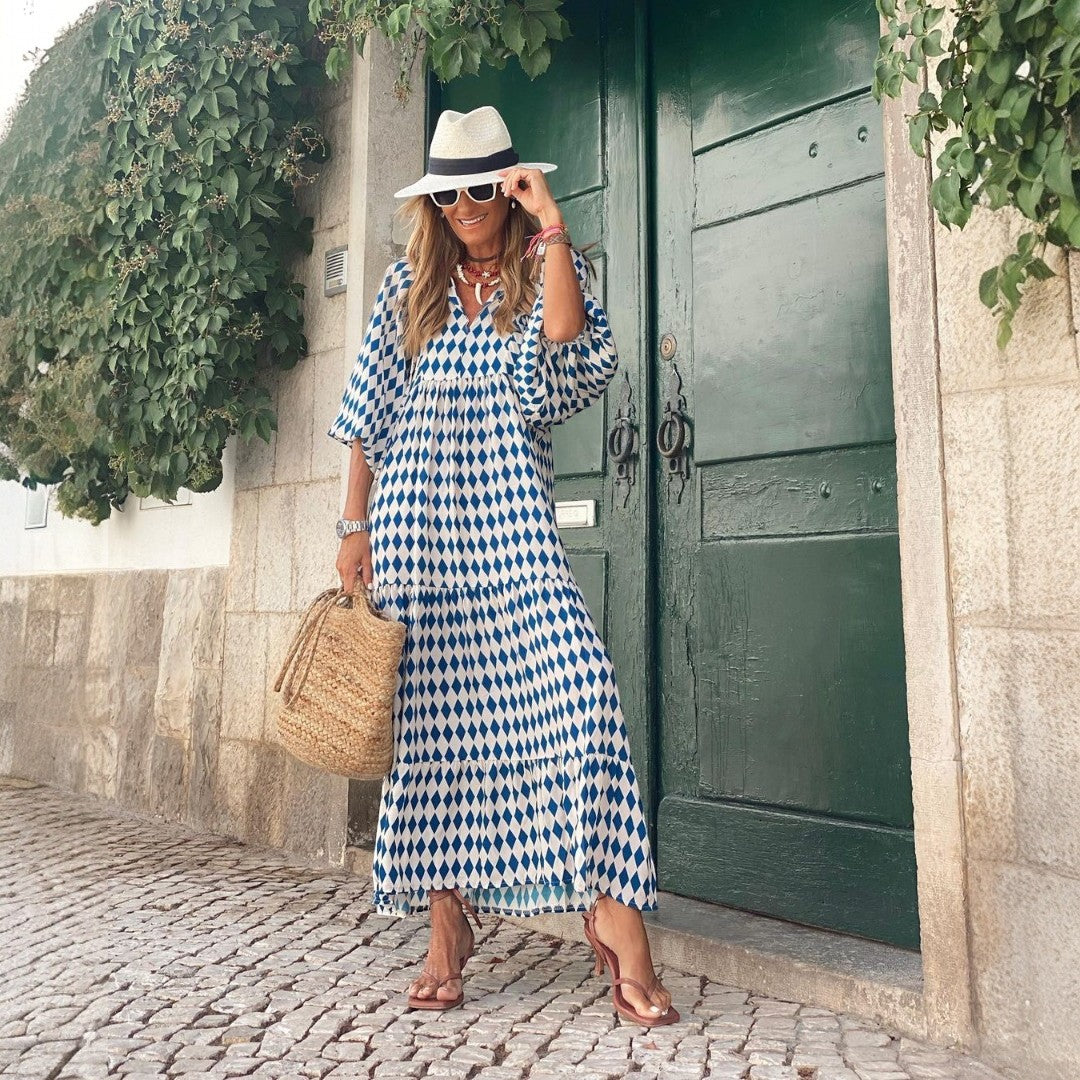 Elira | Vestido Bohemio Natural