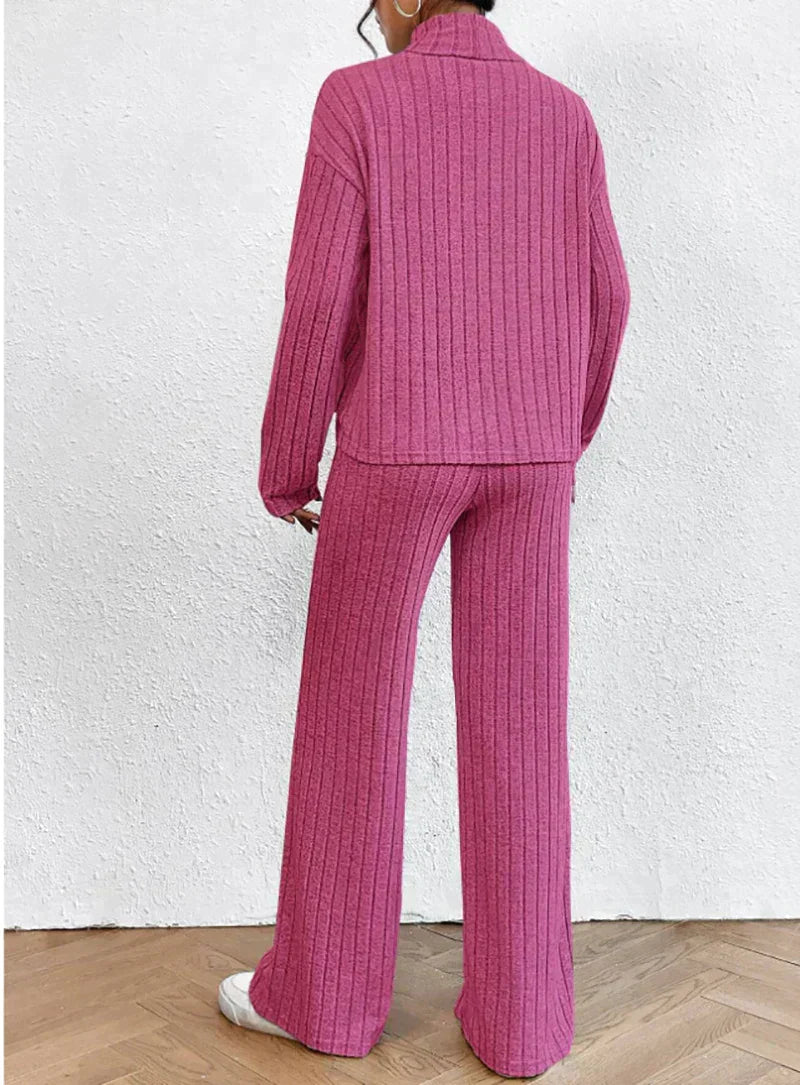 Set Dayana - Jerseys De Cuello Alto y Pantalones De Punto
