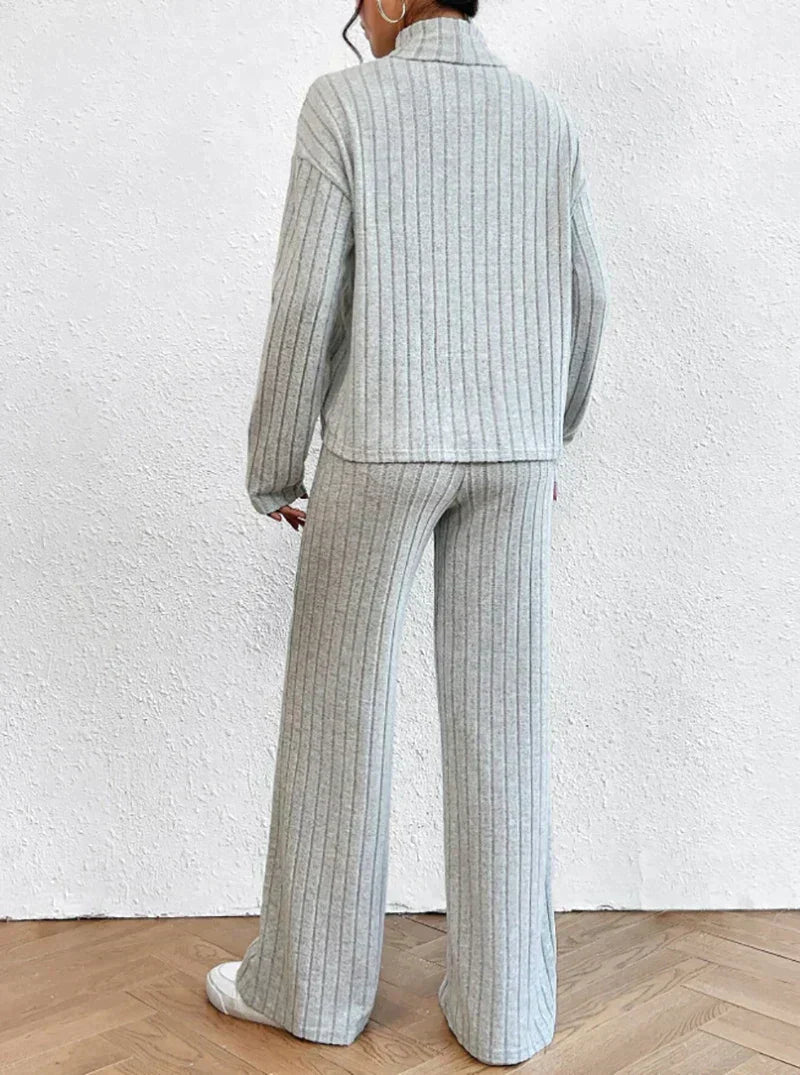 Set Dayana - Jerseys De Cuello Alto y Pantalones De Punto