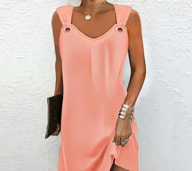 Garance | Vestido De Verano Bohemio Con Estampado Y Tirantes Para Mujer