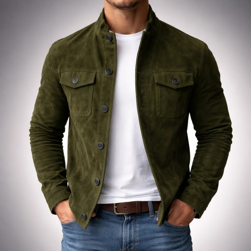 Varek │Chaqueta De Botones Para Hombres
