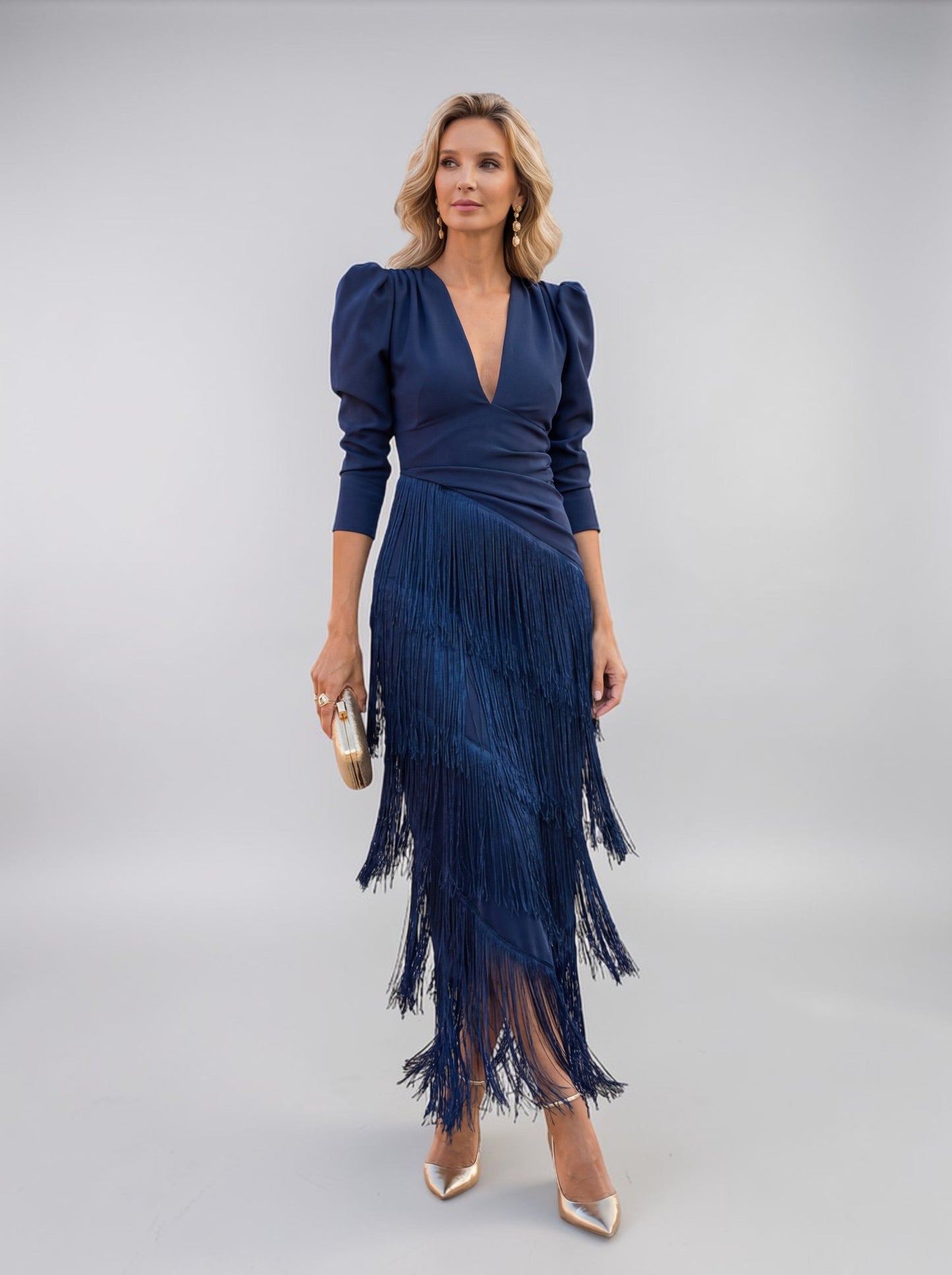 Sofia | Vestido Elegante con Flecos