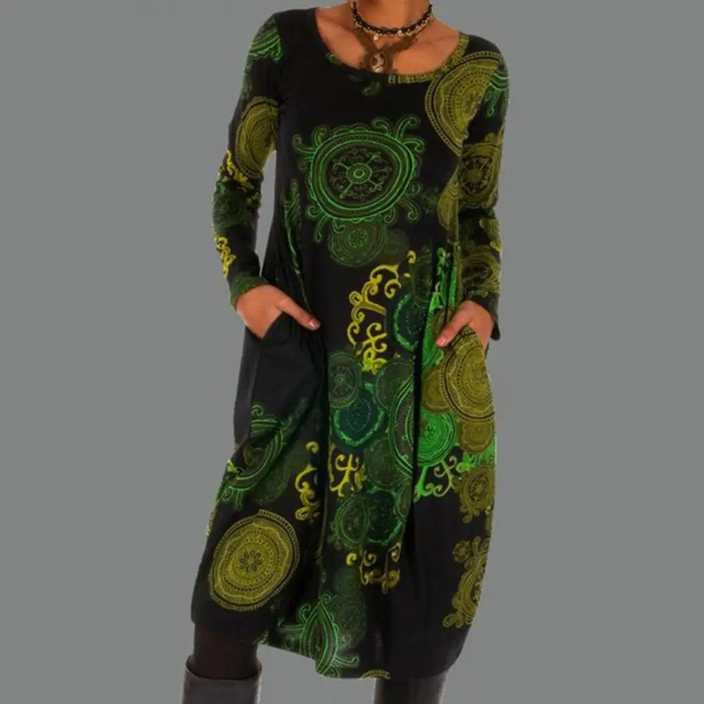 Sienna | Vestido Midi Bohemio Fluido