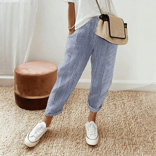 Silvia | Pantalones A Rayas