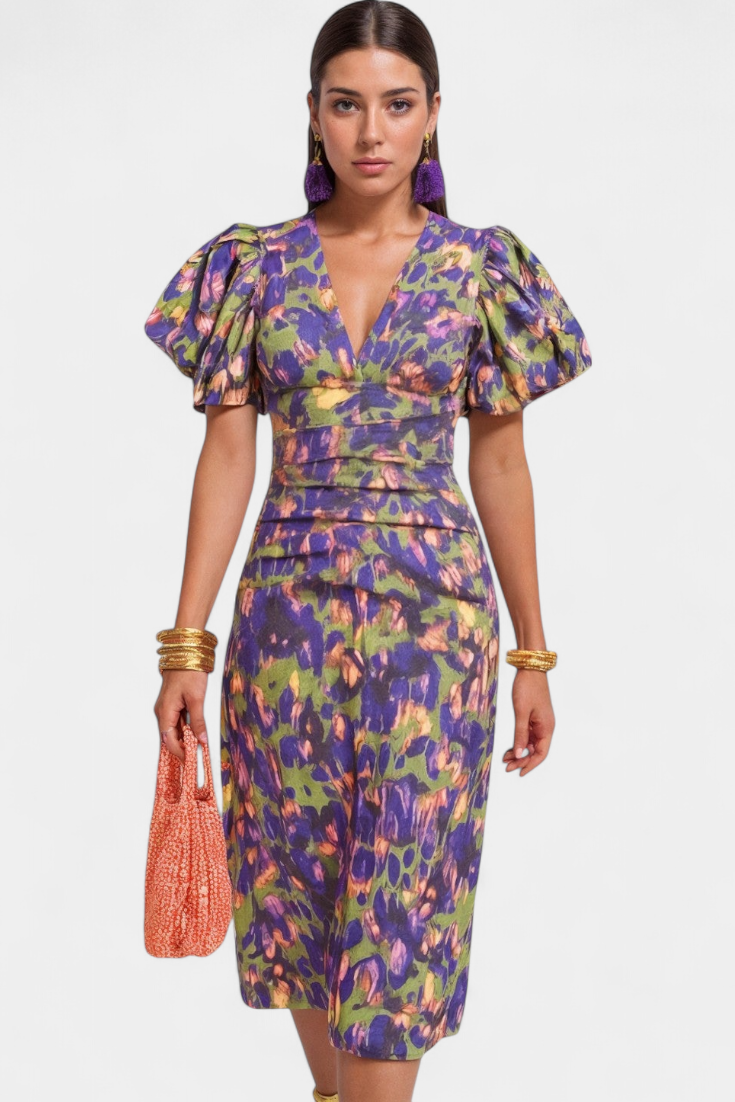 Wibia | Vestido Elegante Con Escote En V