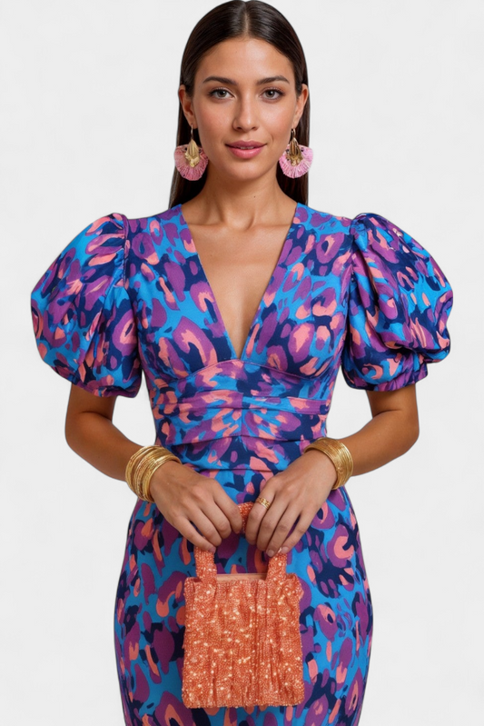 Wibia | Vestido Elegante Con Escote En V