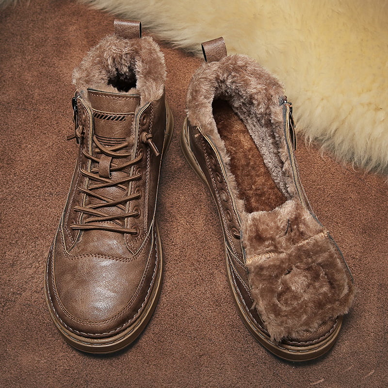 Renard | Botines De Hombre Con Forro Calido Y Diseño Con Cordones