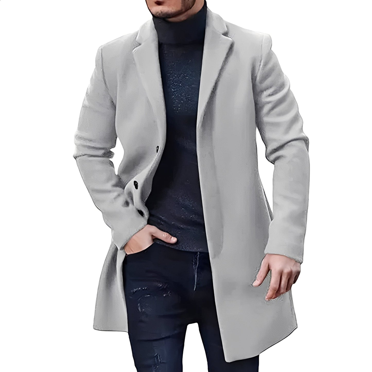 Denis - Elegante Chaqueta De Longitud Media Para Hombres