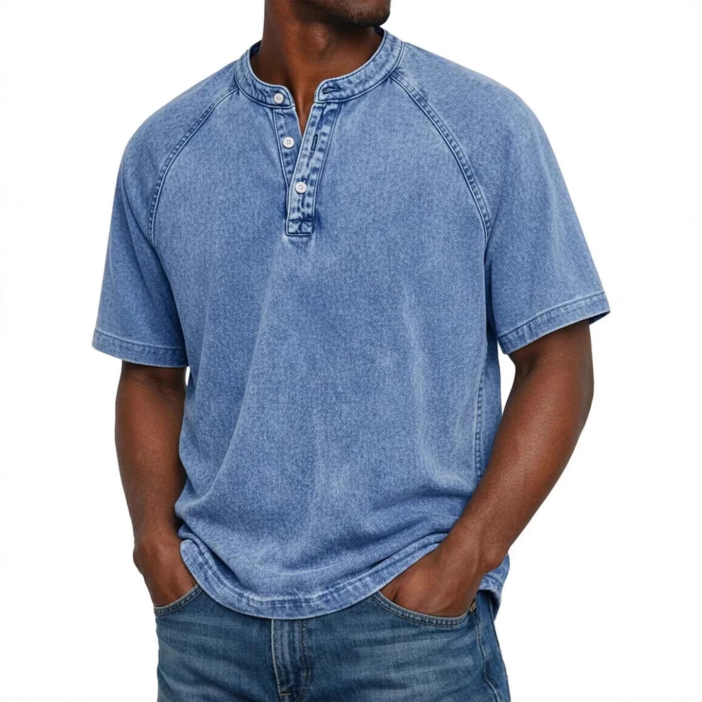Mateo | Camisa Vintage-Henley Atemporal