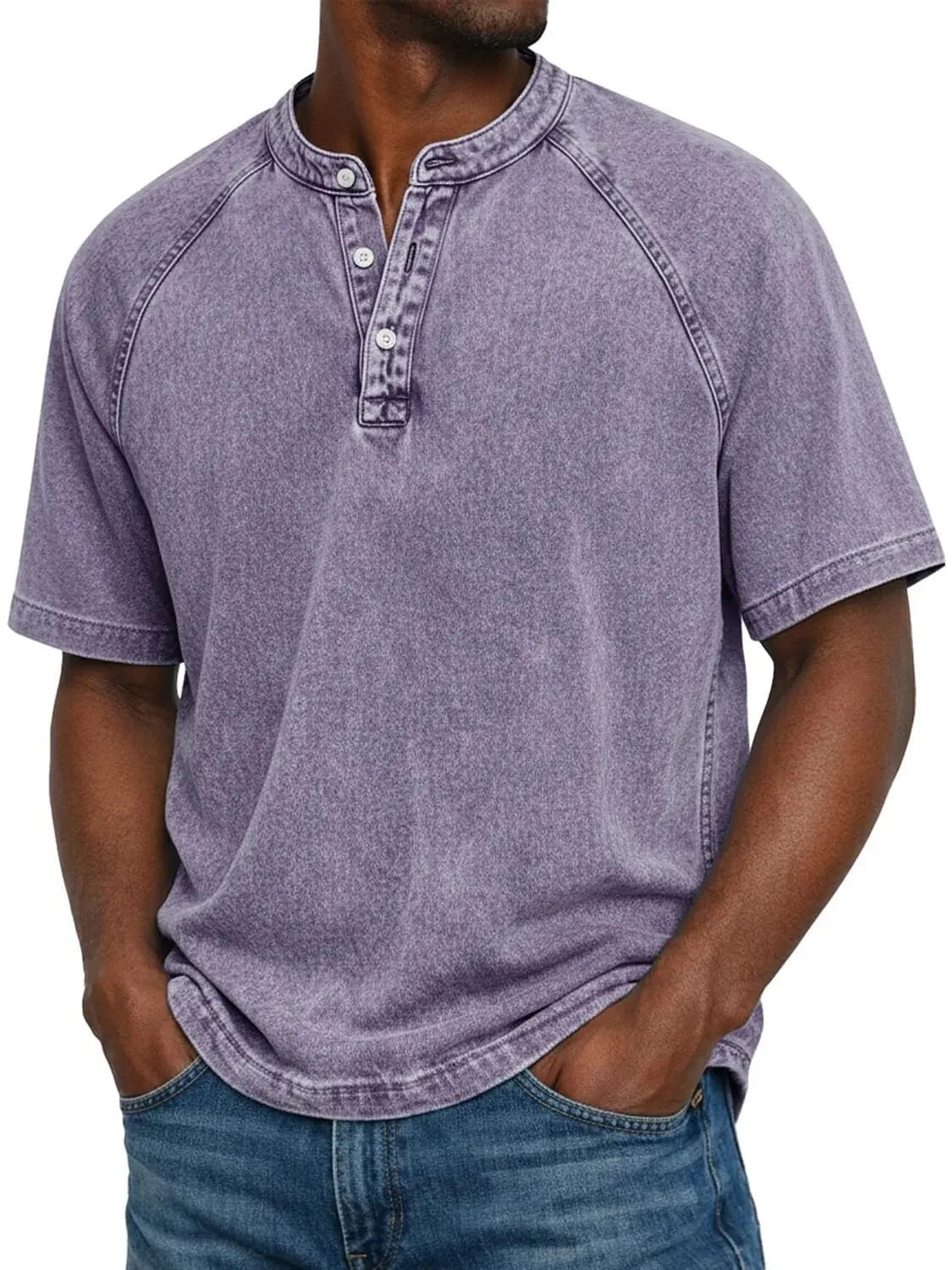 Mateo | Camisa Vintage-Henley Atemporal